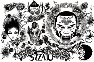 Yakuza style tattoo idea