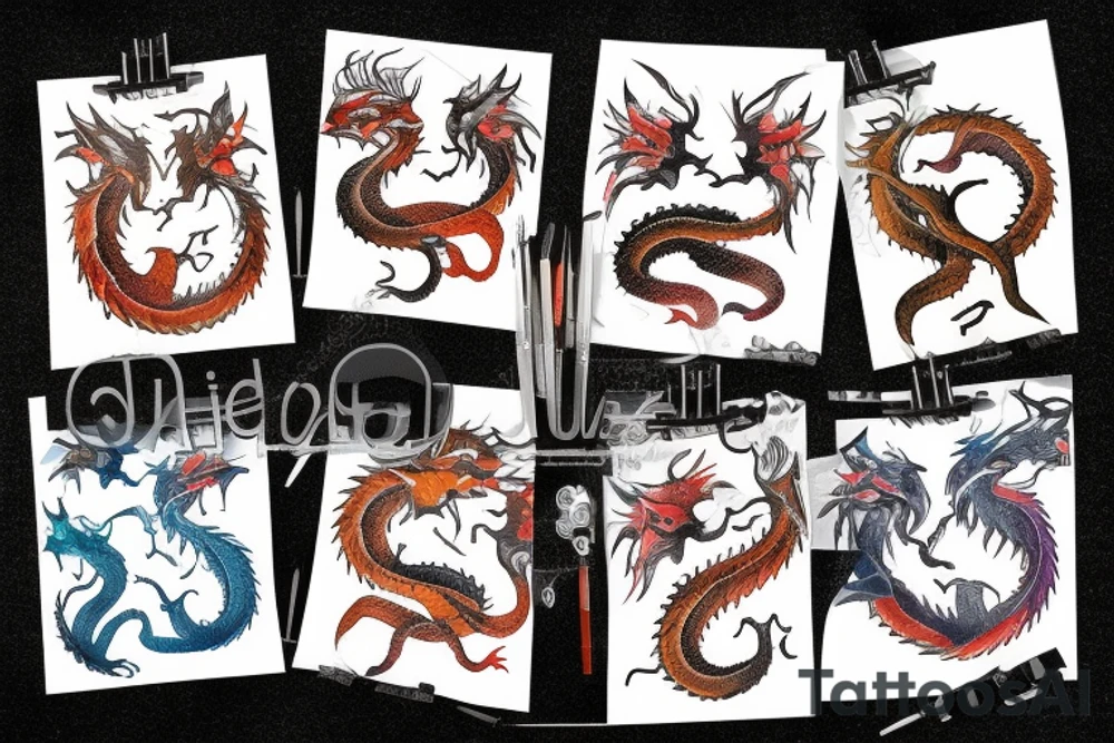 High quality, dragon tattoo idea
