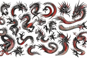 High quality, dragon tattoo idea