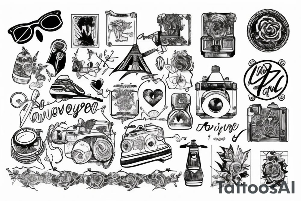 Traveling, mt09 and love tattoo idea