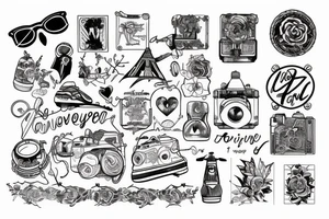 Traveling, mt09 and love tattoo idea