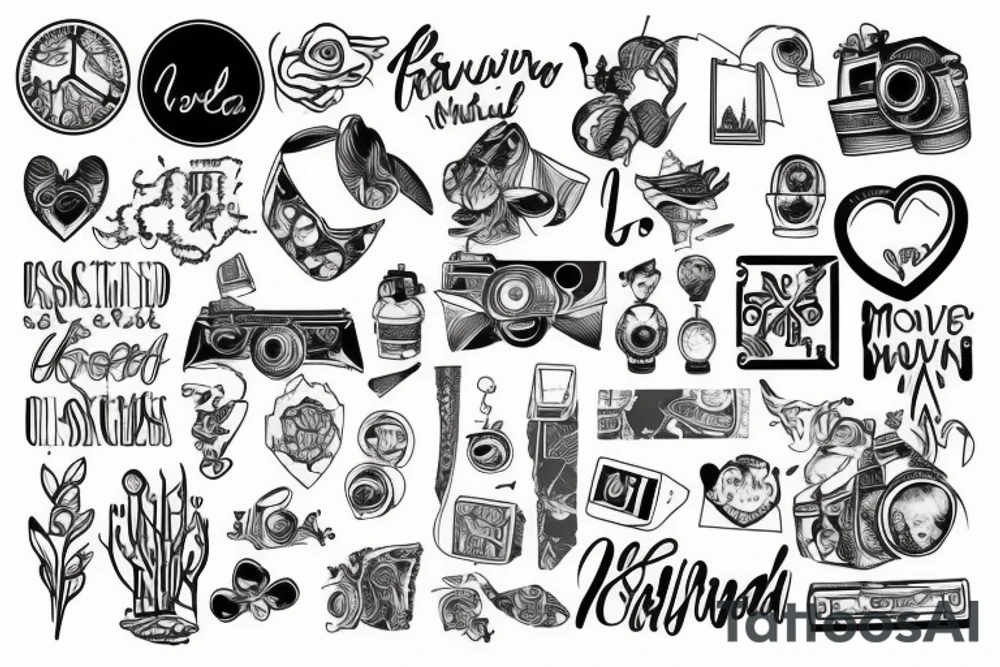 Traveling, mt09 and love tattoo idea