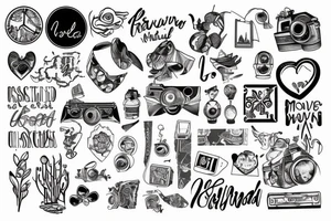 Traveling, mt09 and love tattoo idea