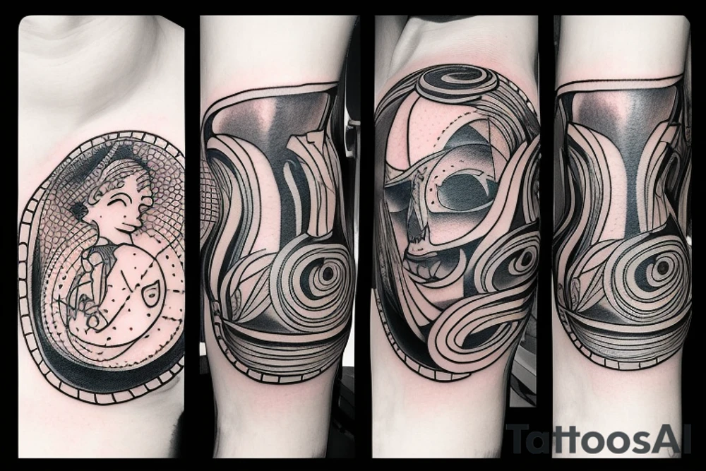 A tattoo based off the lyrics "Don't be that open book, that keeps on closing tight" tattoo idea