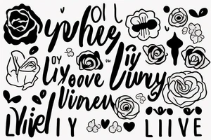 i only live when you live mother daughter tattoo idea