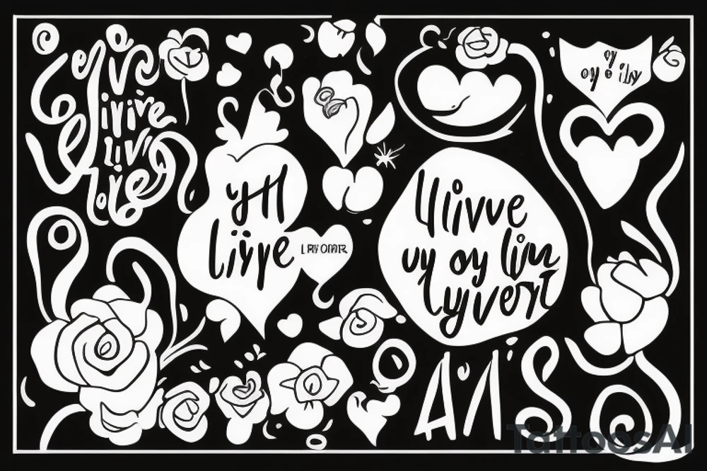 i only live when you live mother daughter tattoo idea