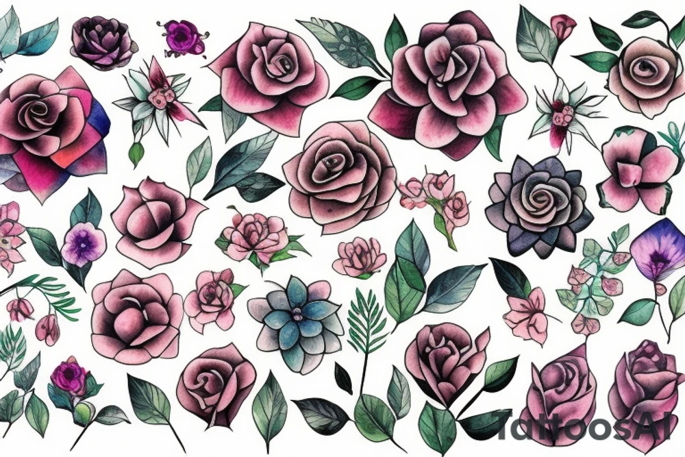 Flower tattoo idea