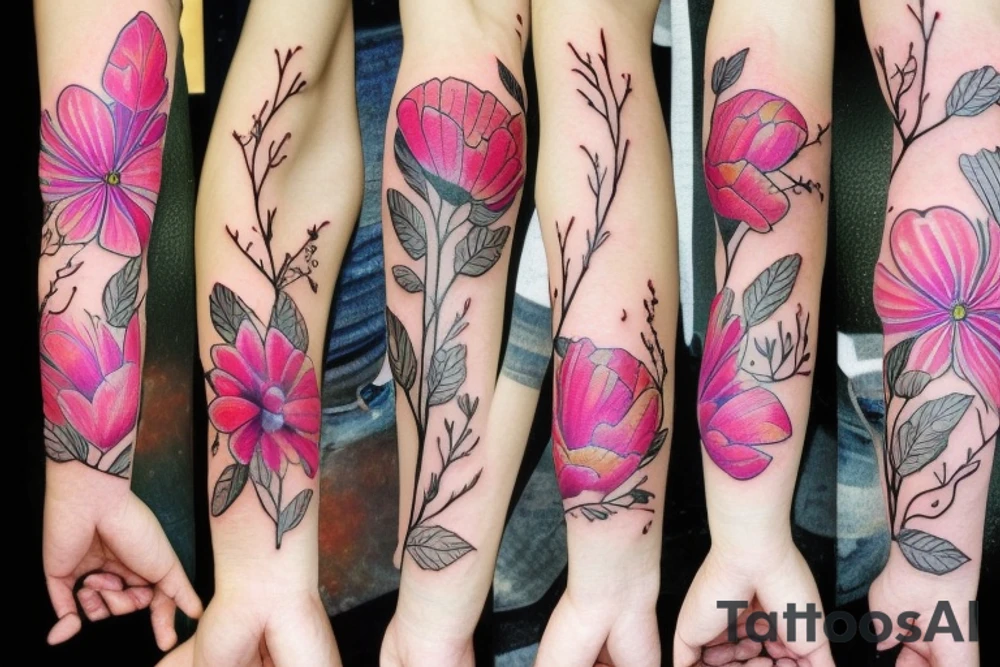 Flower tattoo idea
