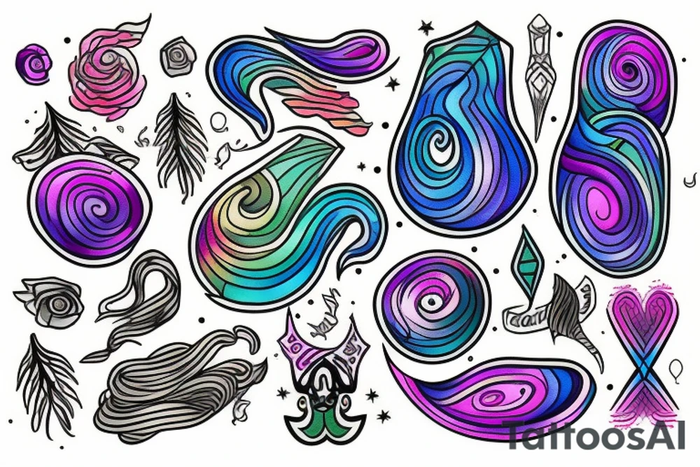 northern lights tattoo idea