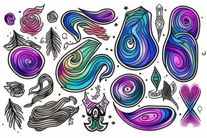 northern lights tattoo idea