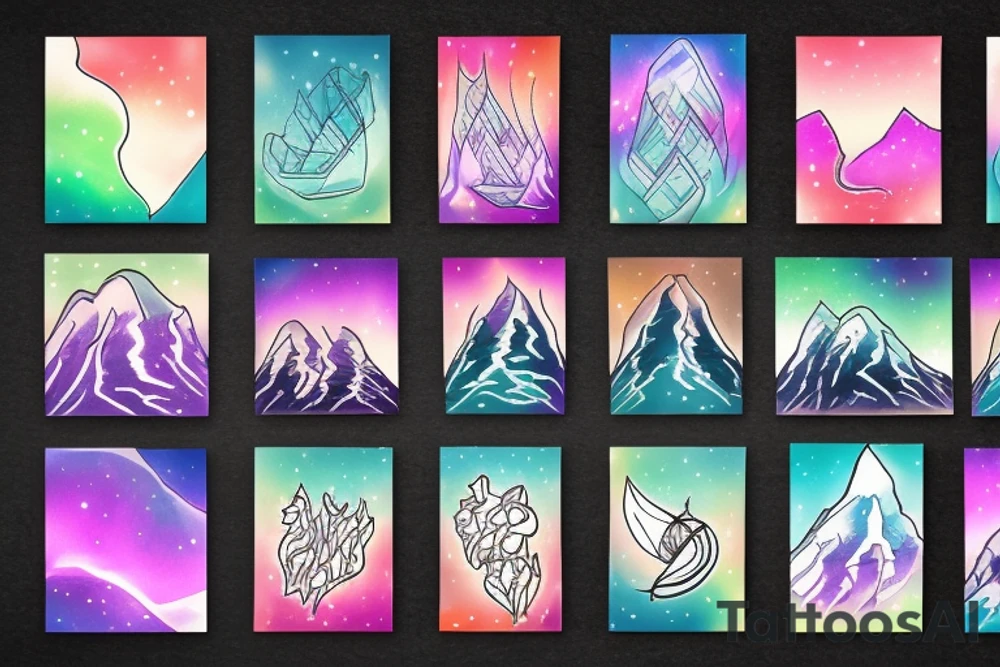 northern lights tattoo idea