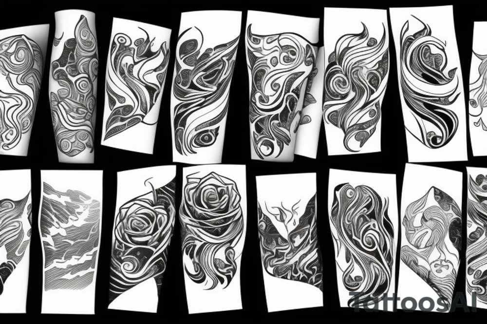northern lights tattoo idea
