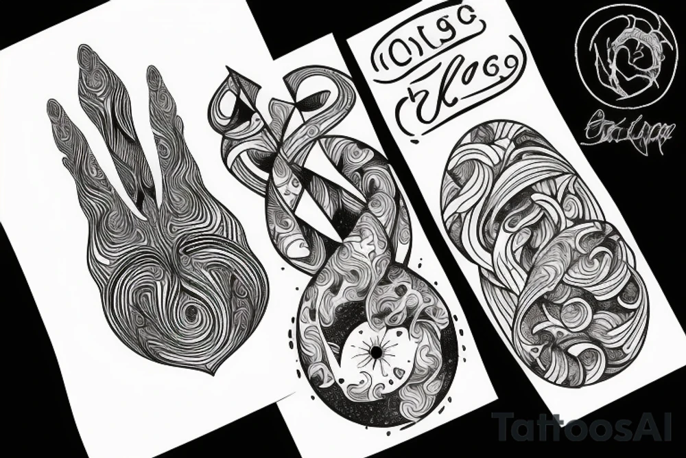 northern lights tattoo idea