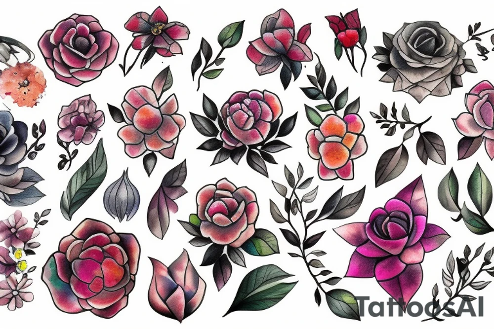 Flower tattoo idea