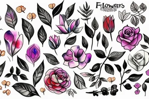 Flower tattoo idea