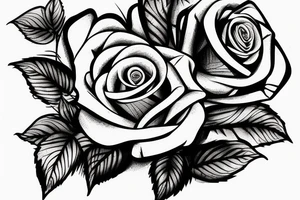 red rose inside a terrarium tattoo idea