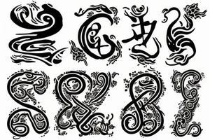 chinese letter tattoo idea
