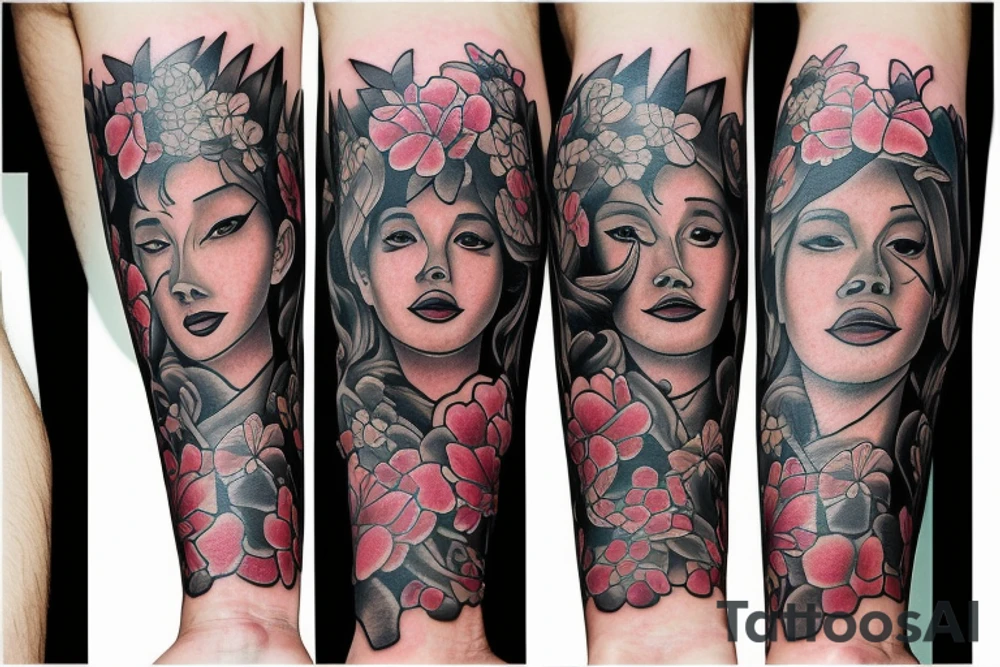 Neo tradicional tattoo idea