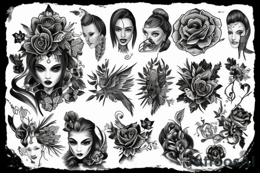 agresywny rekin, rekin chce coś zjeść, widać zęby rekina tattoo idea