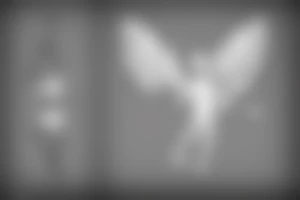 small Angel pierced by arrow tattoo idea