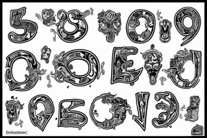 Money  with 03 in the back tattoo idea