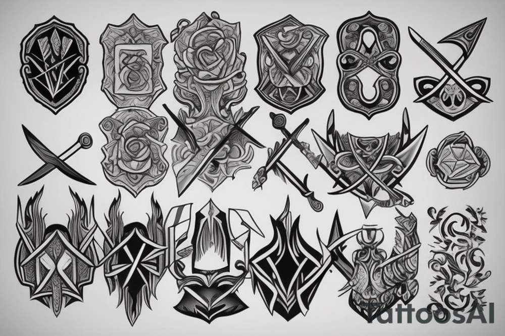 Sword tattoo idea