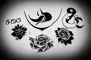 Six six six tattoo idea