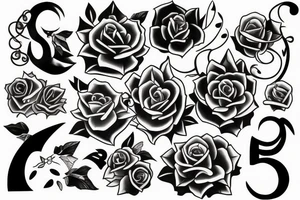 Six six six tattoo idea