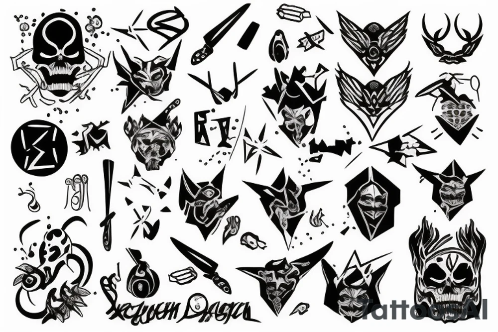 x666x tattoo idea
