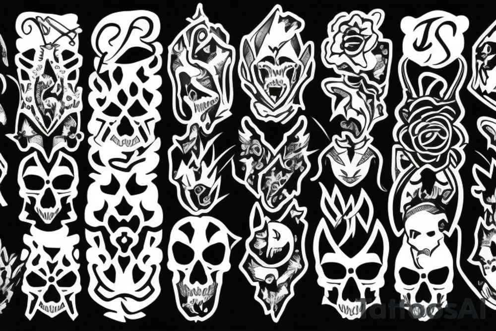 x666x tattoo idea
