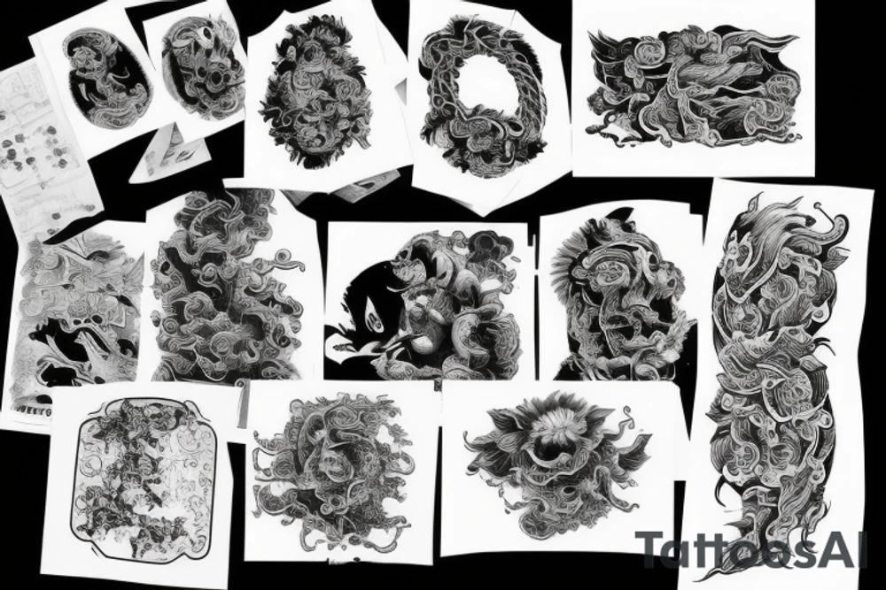 sheng long tattoo idea