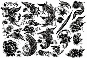 sheng long tattoo idea