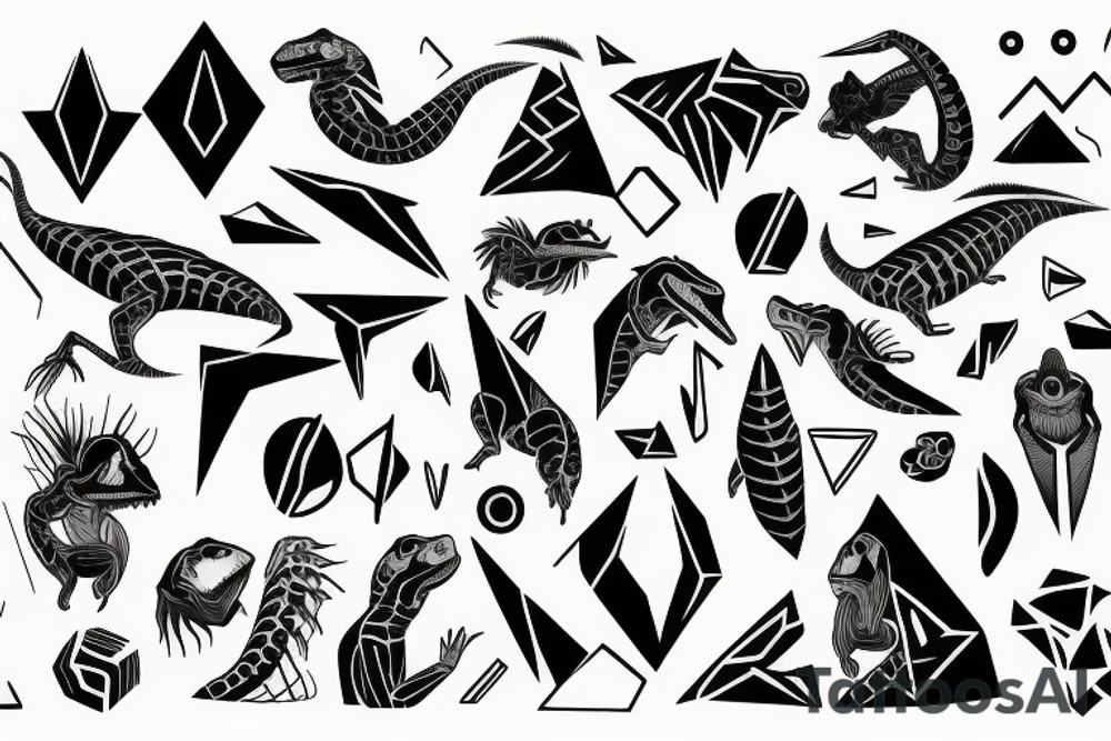 reptiloid tattoo idea