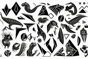 reptiloid tattoo idea