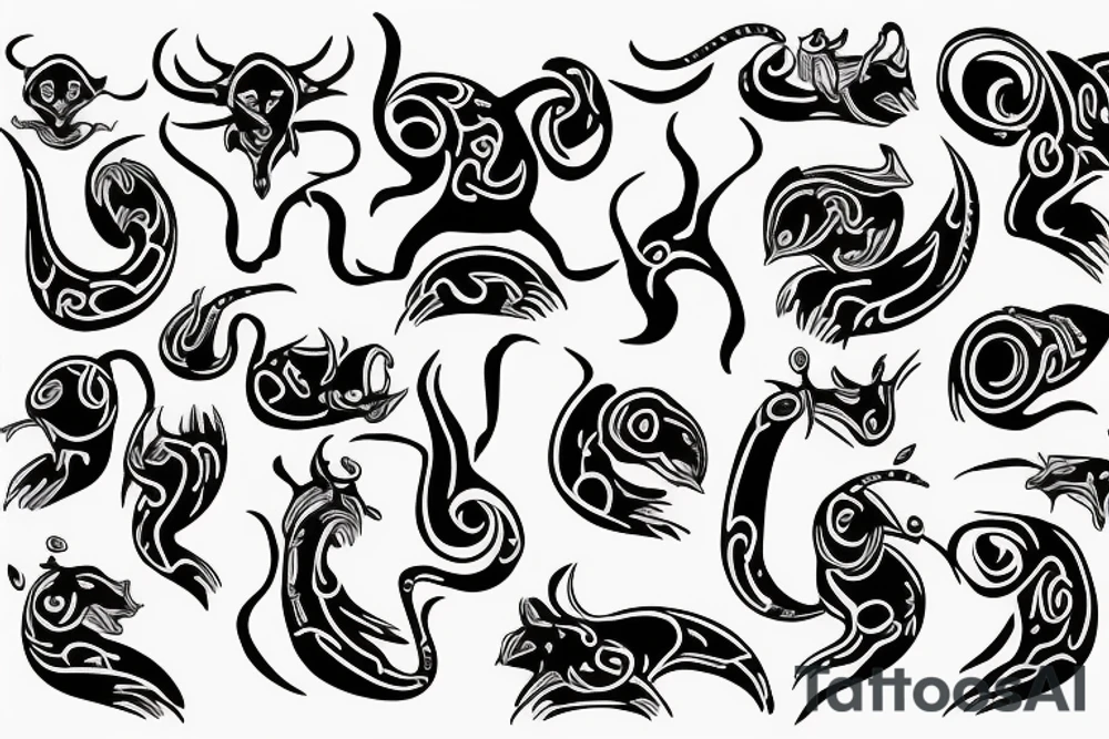 the inscription "ratnered empathu" tattoo idea