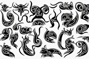 the inscription "ratnered empathu" tattoo idea