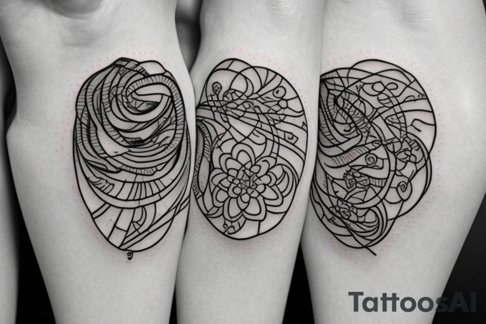 the inscription "empathy retired" tattoo idea