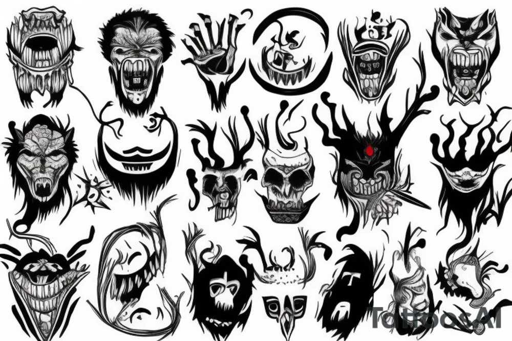 He who makes a beast out of himself gets rid of the pain of being a man tattoo idea