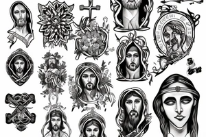 Jesus cross tattoo idea