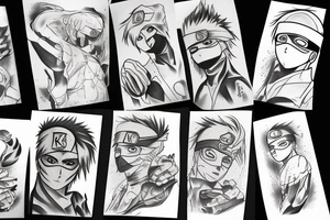 Kakashi's bells tattoo idea