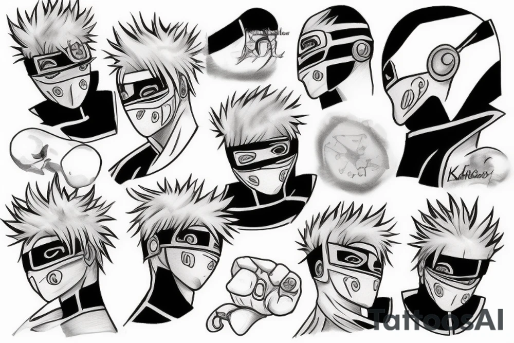 Kakashi's bells tattoo idea