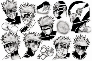 Kakashi's bells tattoo idea