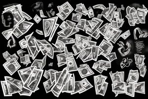 fear of losing what you love, love of money, I was born to win tattoo idea