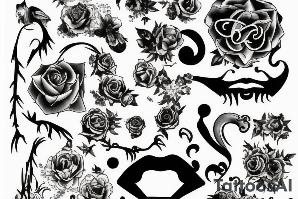 Hard sex tattoo idea