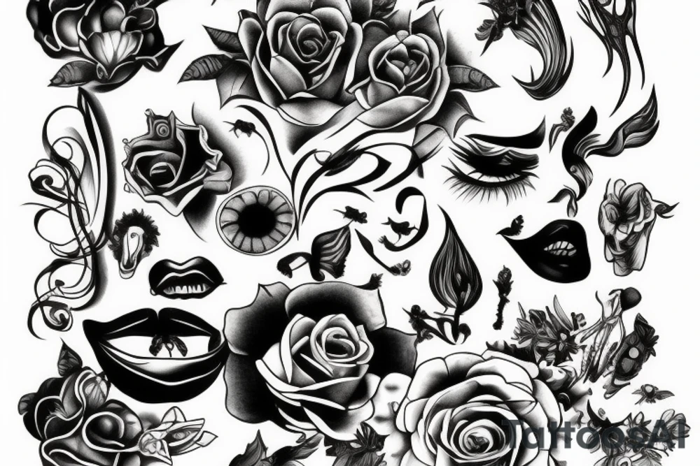 Hard sex tattoo idea