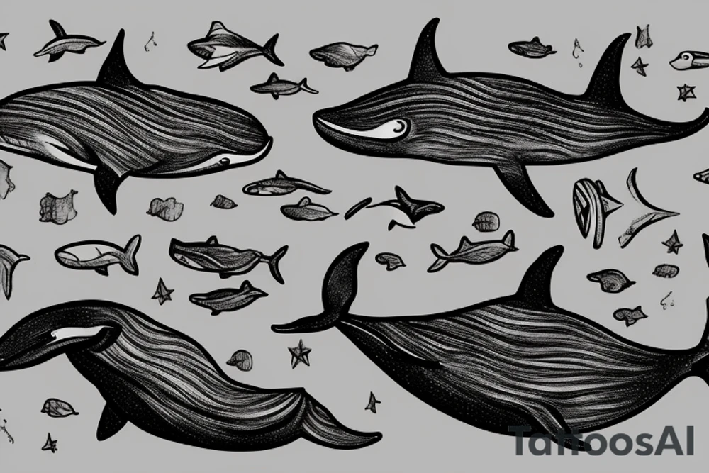 Long Island as a whale tattoo idea