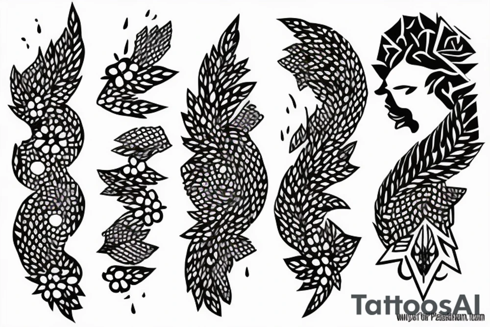 All black simple tattoos tattoo idea