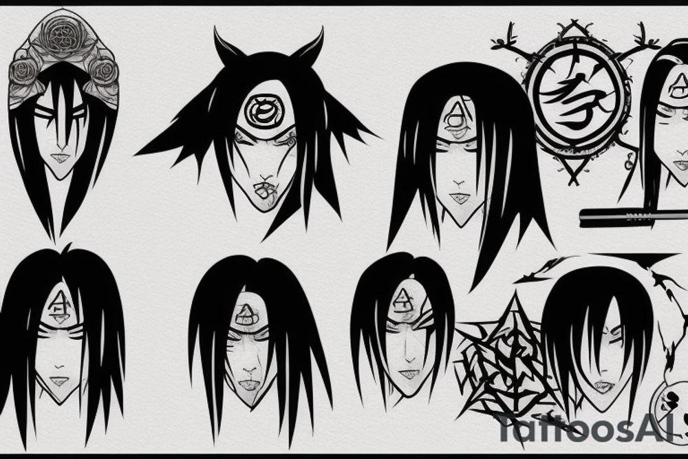 itachi uchiha tattoo idea