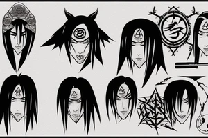 itachi uchiha tattoo idea