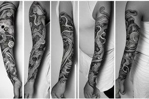 Octopus sleeve tattoo idea